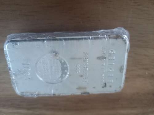 10 Oz Geiger Silver Bar